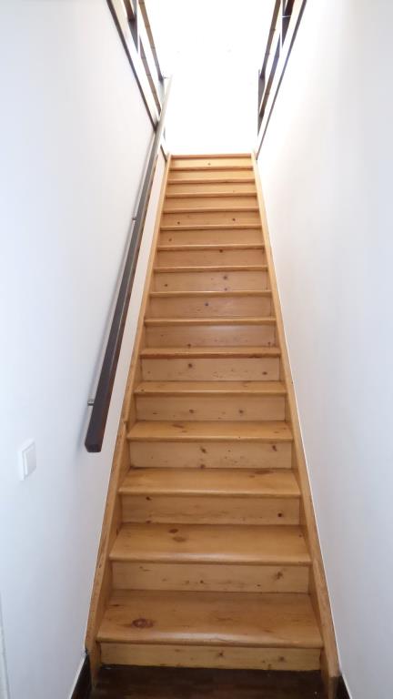 Treppe zu Dachstudio