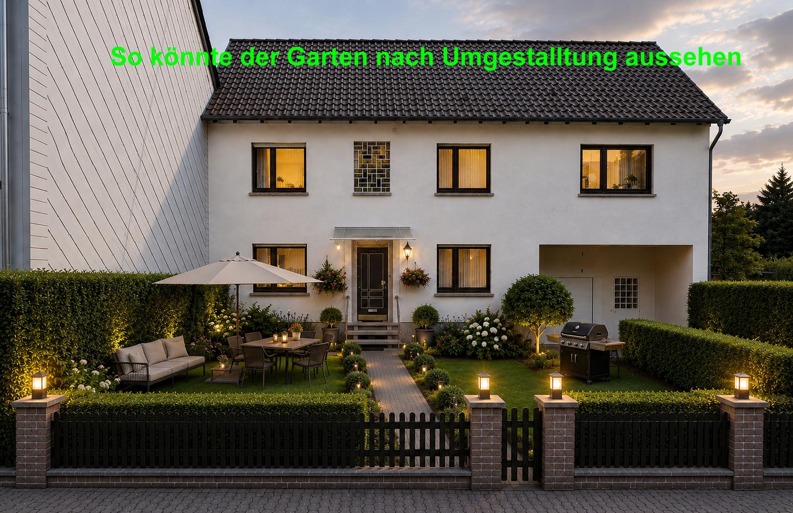 Garten Umgestalltung